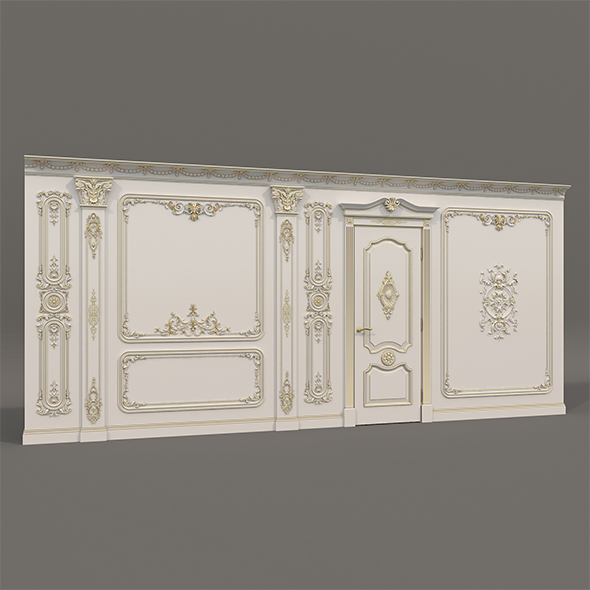 Wall Molding in Classic French style 37