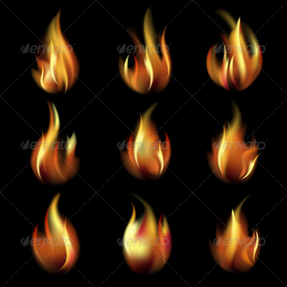 Collection of Friezes from the Fire - Nature Conceptual