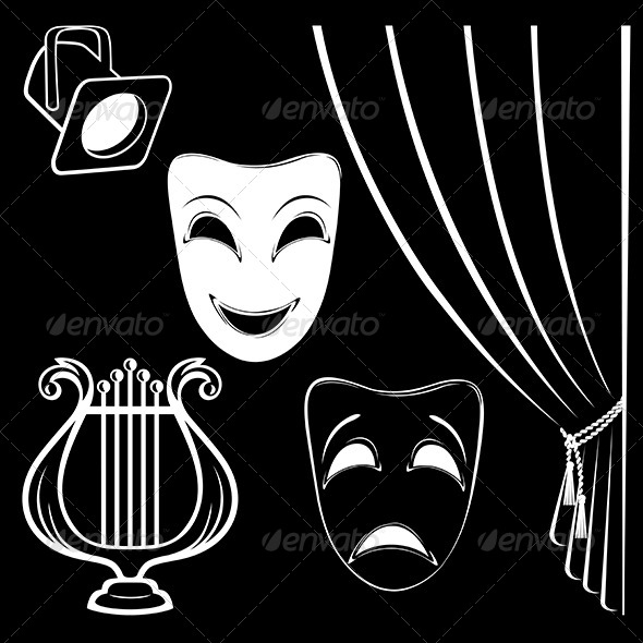 Collection of Theatrical Characters - Miscellaneous Vectors