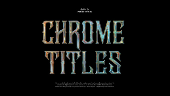 10 Cinematic Chrome Titles Titles template preview