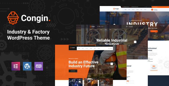 Congin - Industry & Factory WordPress Theme