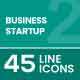 Business Startup Line Icons