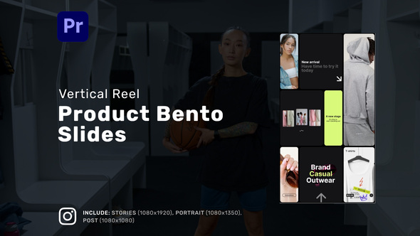 Bento Multiscreen Product Slides for Premiere Pro