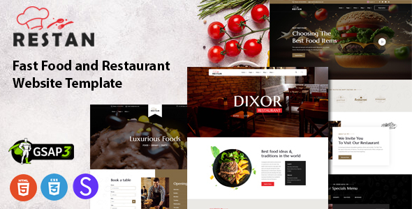 Restan - Restaurant HTML Template