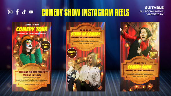 Comedy Show Instagram Reels Stories