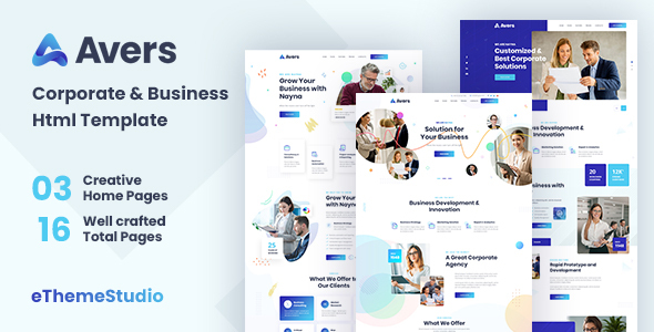 Avers | Corporate & Business HTML Template