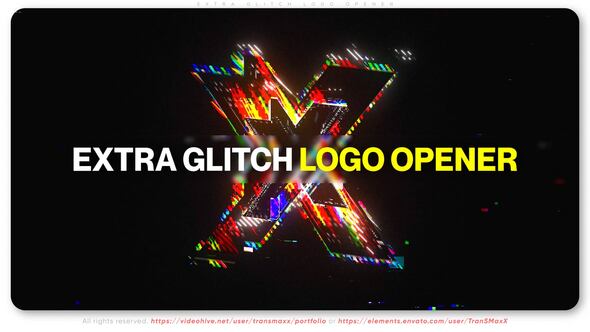Extra Glitch Logo Opener