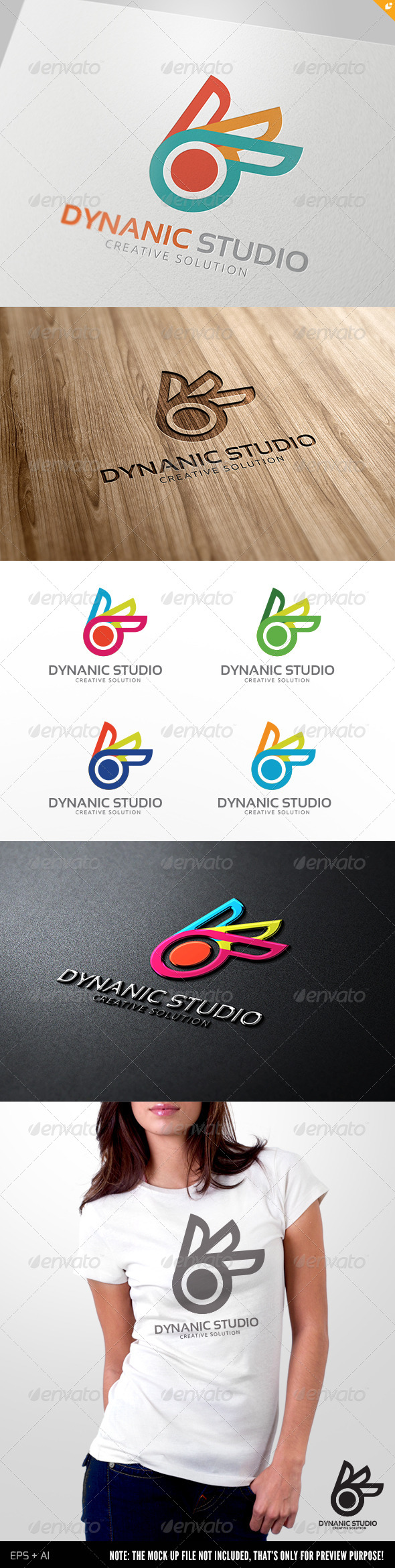 Dynamic Media Studio Logo - Objects Logo Templates