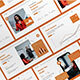 White Orange Modern Project Proposal Presentation Google Slide