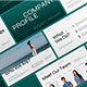Green Gradient Fashion Company Profile Presentation Google Slide