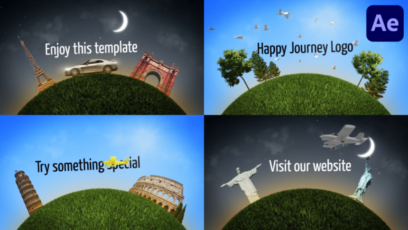 Happy Journey | After Effects Elements template preview