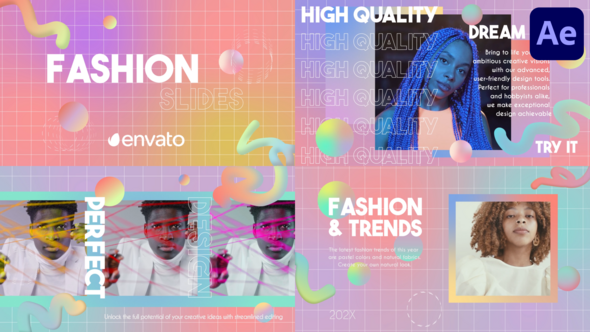 Fashion Slides for After Effects Openers template preview