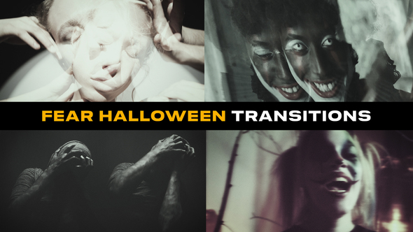Fear Halloween Transitions | After Effects Elements template preview