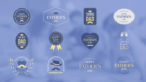 Father's Day Badge Titles