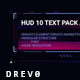 HUD 10 TEXT PACK - VideoHive Item for Sale