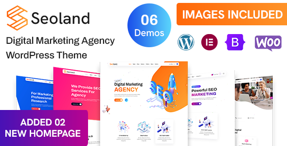 Seoland - SEO And Digital Marketing Agency WordPress Theme