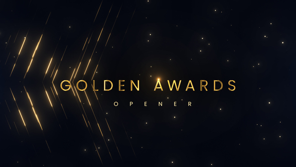 Golden Awards Opener Titles template preview
