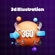 Metaverse  Gaming 3d Illustration  Icon Pack