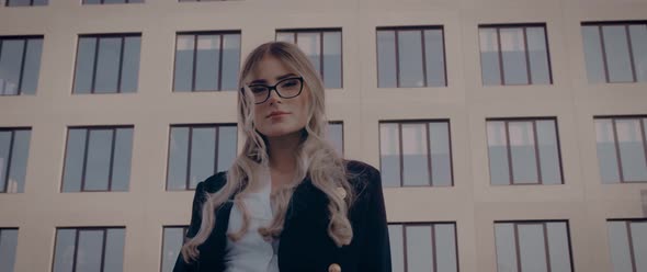 Secretary Woman with Glasses alt