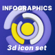 Infographics 3D Icon Set