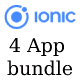 Ionic app bundle 4 apps (eCommerce, grocery,shopping )