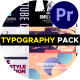 Typography Pack 04 - VideoHive Item for Sale