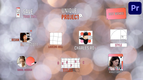 Designer Titles | Premiere Pro MOGRT