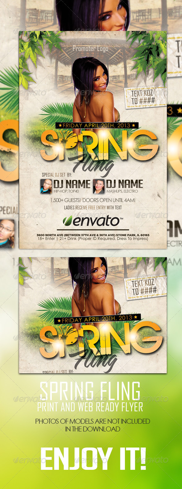 Spring Flyer Template - Flyers Print Templates