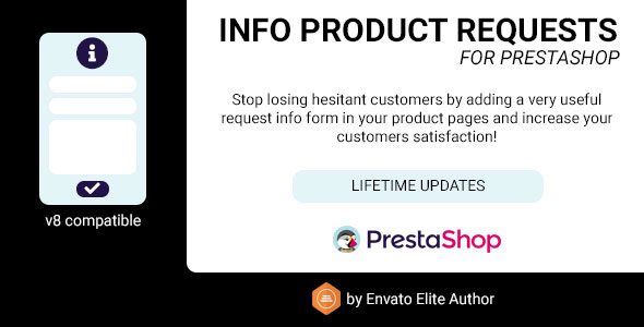 Info product requests for PrestaShop