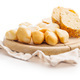 Smoked mini scamorza cheese. Traditional italian cheese on cutting board  - PhotoDune Item for Sale