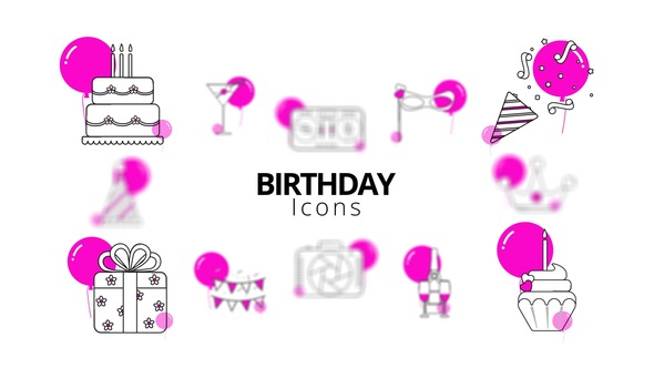 Birthday Icons