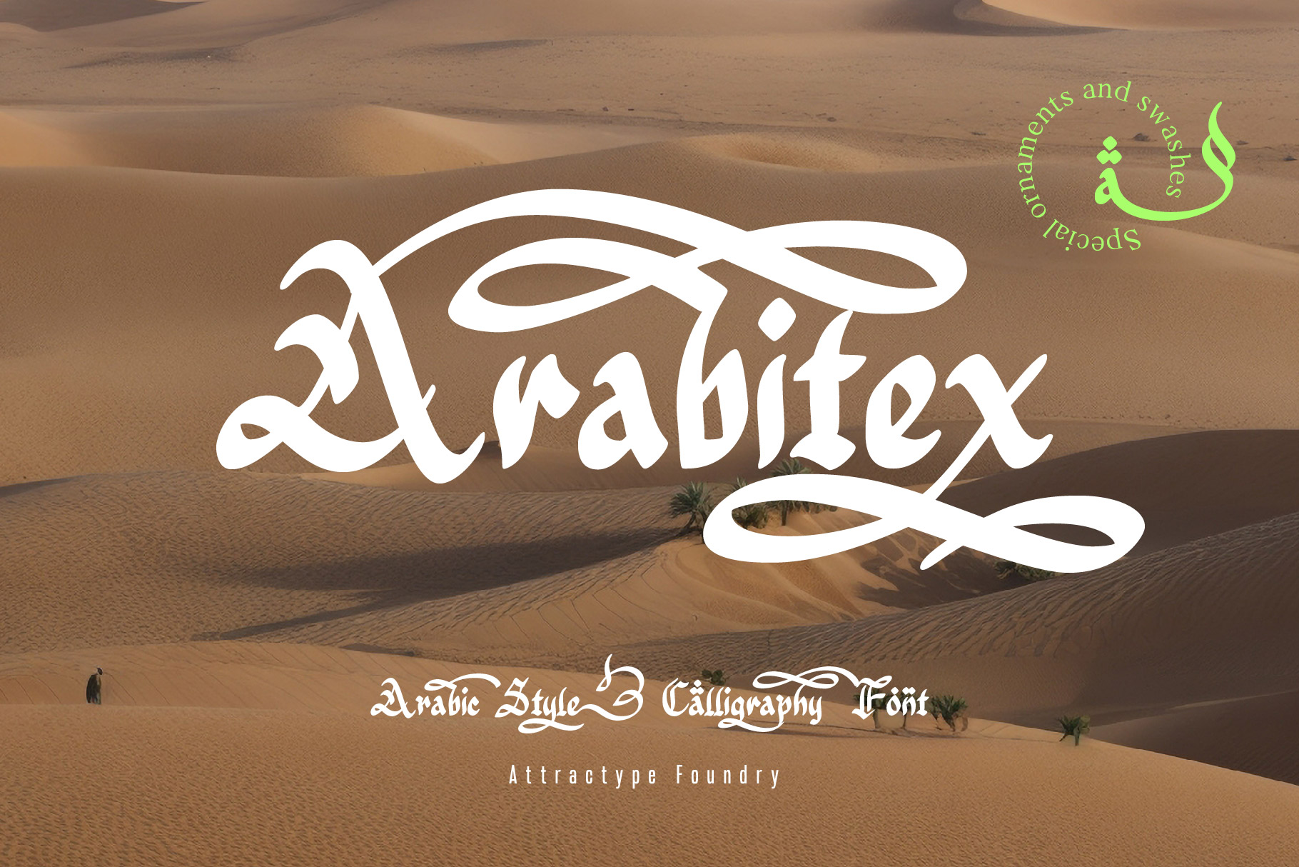 Arabitex Arabic Style Calligraphy, Fonts | GraphicRiver