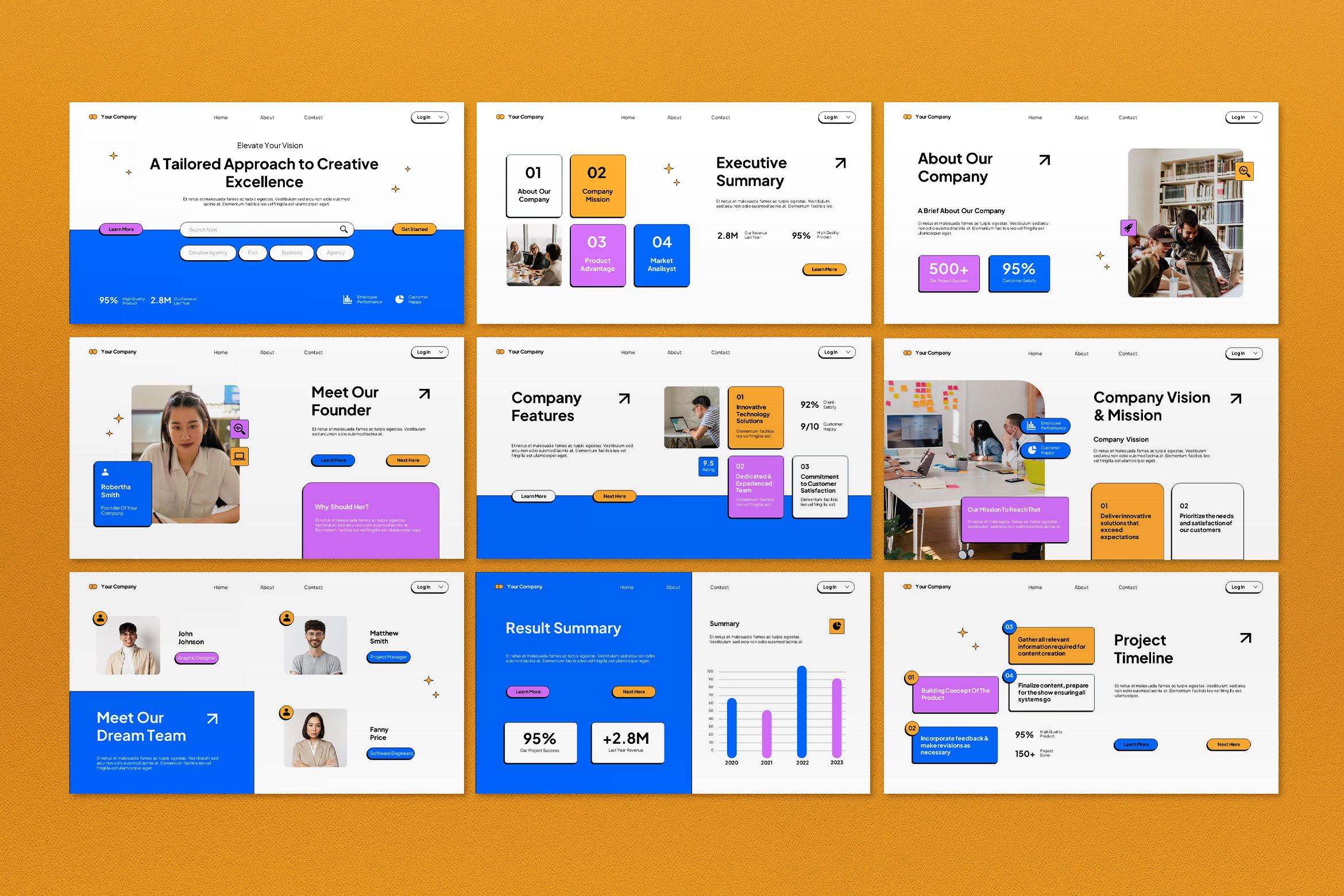 White Neo Brutalism Creative Agency Business Proposal Google Slide ...