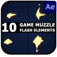 Game Muzzle Flash Elements | After Effects - VideoHive Item for Sale