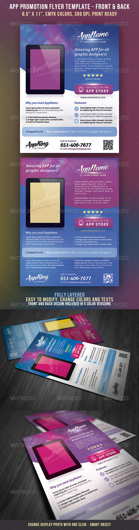 App Promotion Flyer - Commerce Flyers
