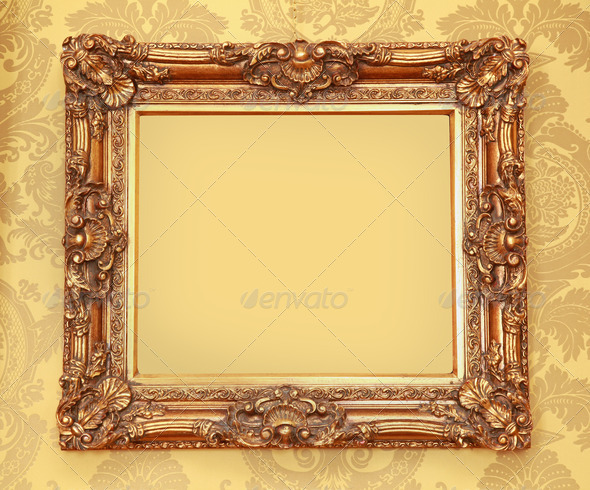 Gold Baroque frame