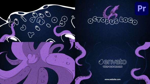 Octopus Logo | Premiere Pro MOGRT