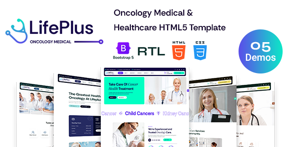 Lifeplus - Oncology Medical & Healthcare HTML5 Template