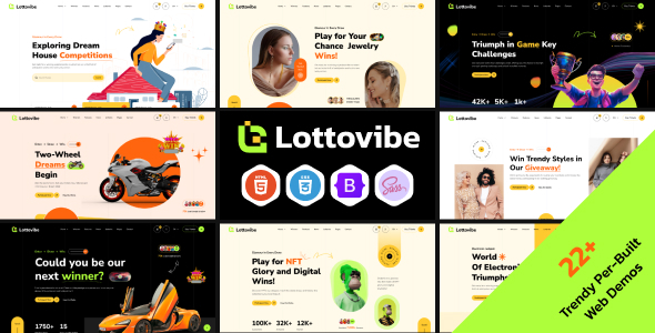 Lottovibe - Online Lotto & Lottery HTML Template