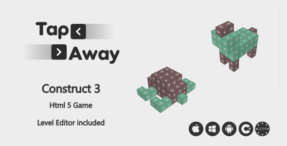 [DOWNLOAD]Tap Away - HTML5 Game (Construct 3)