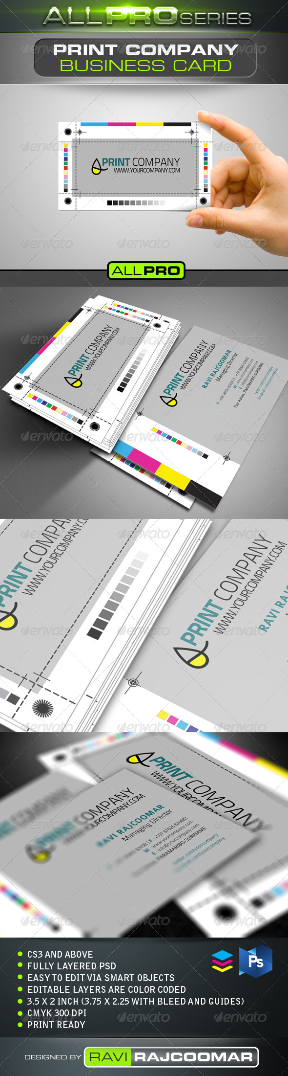 Print Company Business Card - Business Cards Print Templates