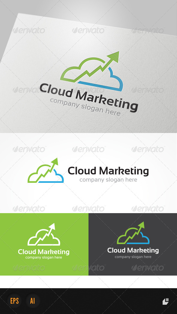 Cloud Marketing Logo - Nature Logo Templates