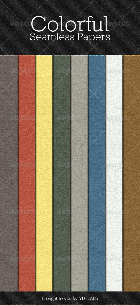 Colorful Seamless Papers - Patterns Backgrounds