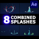 Combined Splashes for After Effects - VideoHive Item for Sale