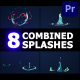 Combined Splashes for Premiere Pro - VideoHive Item for Sale