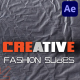 Creative Fashion Slides for After Effects - VideoHive Item for Sale
