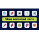 Virus Animated Icons - VideoHive Item for Sale