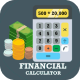 Financial Calculator-Investment Calc Loan EMI Calculator - Finance Tool - Loan Planner Admob