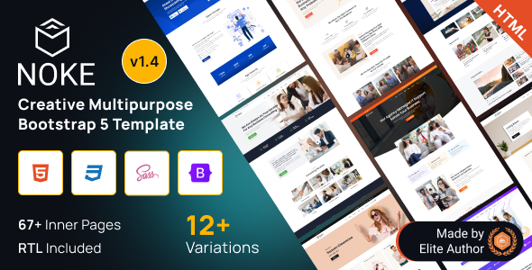 Noke - Creative Multipurpose Bootstrap 5 Template