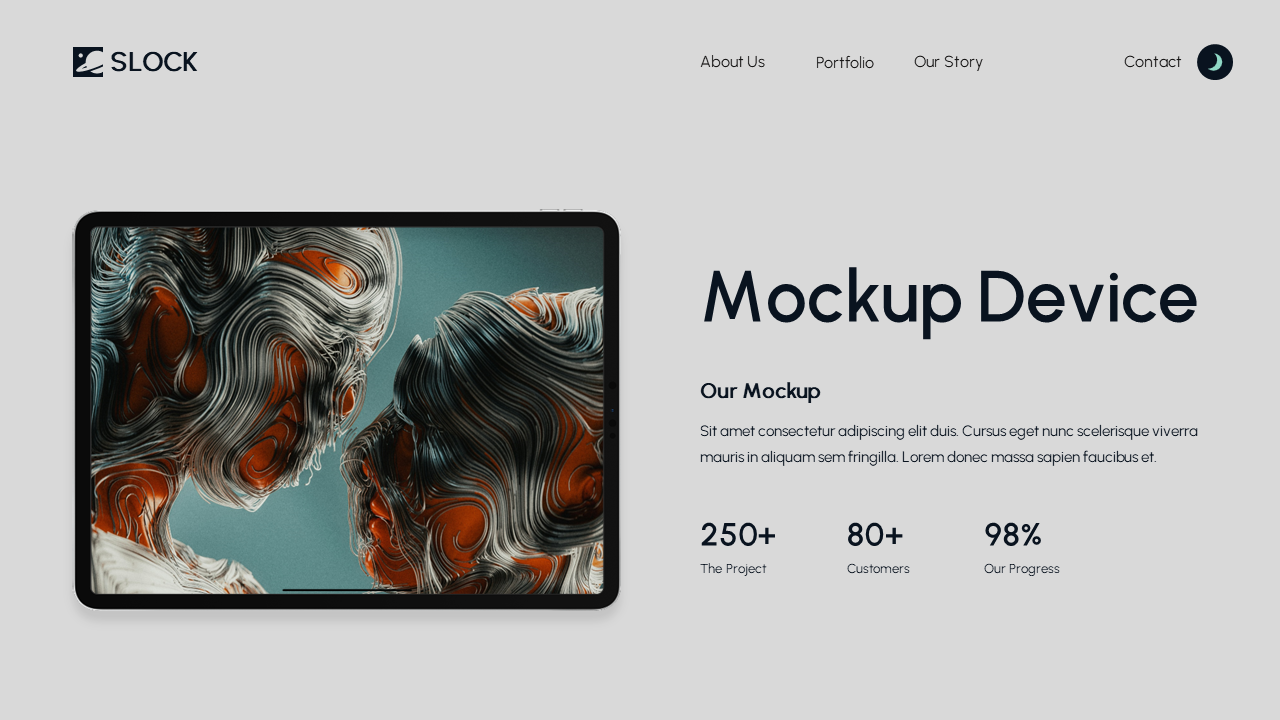 SLOCK – Creative Technology Presentation Template, Presentation Templates
